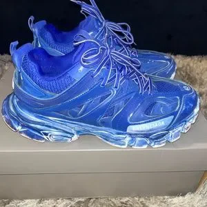 Authentic Balenciaga distressed Men track sneakers Balenciaga Mesh Rubber Distressed Mens Runner Sneakers 43  main image 4